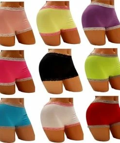 Sweet Angel Lage Dames Boxers Met Kant - Hipster Model - Maat S/m