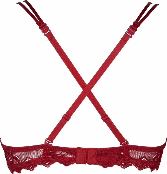 After Eden Basics After Eden - Anna Push-Up BH Rood - Maat 85B - Rood - Met Beugel - Dames 7 After Eden Basics After Eden - Anna Push-Up BH Rood - Maat 85B - Rood - Met Beugel - Dames - Afbeelding 5