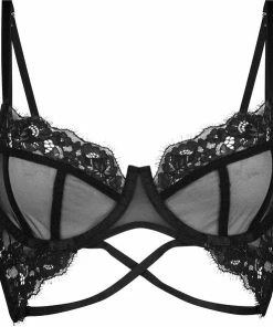 Hunkemöller Dames Lingerie Niet-voorgevormde Beugel Bh Jennifer Kim Petras - Zwart - Maat D70 -lingerie-dames-badmode Winkel 550x591