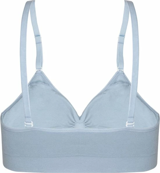MAGIC Bodyfashion Comfort Bra Spaghetti Straps Bamboo Dames Beha Soft Blue - Maat S 4 MAGIC Bodyfashion Comfort Bra Spaghetti Straps Bamboo Dames Beha Soft Blue - Maat S - Afbeelding 2