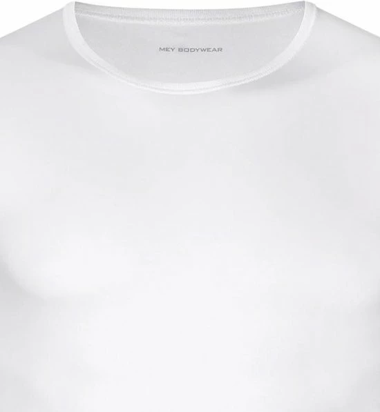 Mey - Dry Cotton O-hals T-shirt Wit - Maat M - Slim-fit 11 Mey - Dry Cotton O-hals T-shirt Wit - Maat M - Slim-fit - Afbeelding 9