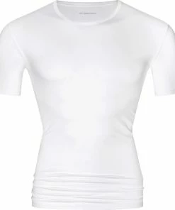 Mey - Dry Cotton O-hals T-shirt Wit - Maat M - Slim-fit 28 Mey - Dry Cotton O-hals T-shirt Wit - Maat M - Slim-fit -lingerie-dames-badmode Winkel 550x598