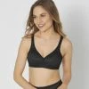 Triumph Elegant Cotton N Beha - Zwart - Maat D85