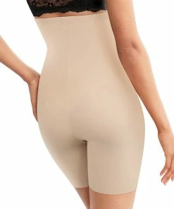 Maidenform Sleek Smoothers High Waist Thigh Short - Nude - Maat XXL -lingerie-dames-badmode Winkel 550x605