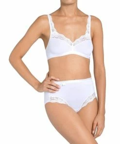 Sloggi Romance SI BH Zonder Beugel - 80B - Wit 11 Sloggi Romance SI BH Zonder Beugel - 80B - Wit -lingerie-dames-badmode Winkel 550x611 23