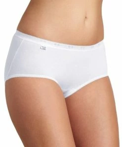 Sloggi Basic+ Dames Midi Slip - Wit - Maat 40 17 Sloggi Basic+ Dames Midi Slip - Wit - Maat 40 -lingerie-dames-badmode Winkel 550x611 27