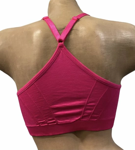 Merkloos Dames Bh Top Met Dunne Schouderbandjes L/XL 40-42 Fuchsia 5 Merkloos Dames Bh Top Met Dunne Schouderbandjes L/XL 40-42 Fuchsia - Afbeelding 3