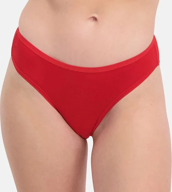Bamboo Basics - Taille Slips Julia (3-pack) Dames - Rood - S 6 Bamboo Basics - Taille Slips Julia (3-pack) Dames - Rood - S - Afbeelding 4