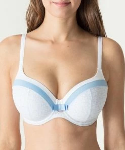 PrimaDonna Twist Coco Voorgevormde Beugelbeha - Vichy Blue - Maat 75D