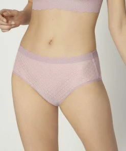 Sloggi - Sloggi ZERO Feel Lace High Waist Brief - LILAC ORCHIDEE - Vrouwen - Maat S -lingerie-dames-badmode Winkel 550x620 3