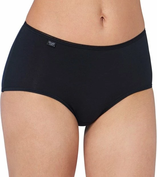 Sloggi Dames 24/7 Midi Heup Slip - Microfiber - 44 - Zwart 3 Sloggi Dames 24/7 Midi Heup Slip - Microfiber - 44 - Zwart