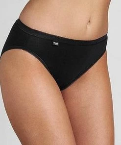 Sloggi Basic+ Dames Tai Slip - Zwart - Maat 40 -lingerie-dames-badmode Winkel 550x647 1