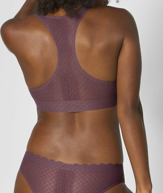 Sloggi ZERO Feel Lace Top - Kaluha - Maat M 6 Sloggi ZERO Feel Lace Top - Kaluha - Maat M - Afbeelding 4