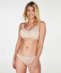 Hunkemöller Niet-voorgevormde BH Nina Minimizer Full Cup - Beige - Maat G80 -lingerie-dames-badmode Winkel 550x660 55