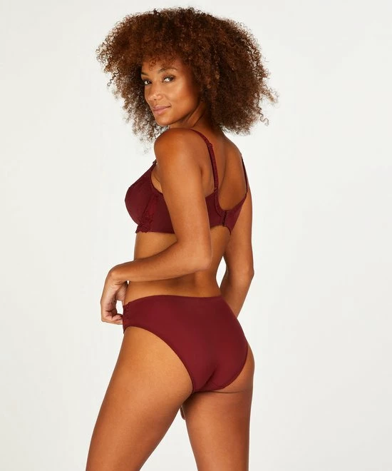 Hunkemöller Dames Lingerie Niet-voorgevormde Beugel Bh Diva - Rood - Maat D75 6 Hunkemöller Dames Lingerie Niet-voorgevormde Beugel Bh Diva - Rood - Maat D75 - Afbeelding 4