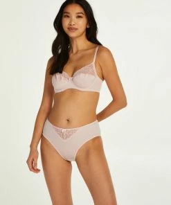 Hunkemöller Dames Lingerie Hoge Slip Sophie - Roze - Maat 2XL -lingerie-dames-badmode Winkel 550x660 87