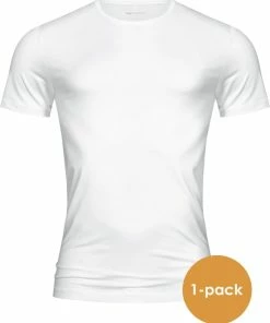 Mey - Dry Cotton O-hals T-shirt Wit - Maat M - Slim-fit