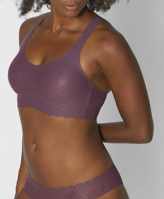 Sloggi ZERO Feel Lace Top - Kaluha - Maat M 5 Sloggi ZERO Feel Lace Top - Kaluha - Maat M - Afbeelding 3