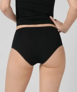 Sloggi Dames Basic Midi GO Organische Slip 2-pack - XS - Zwart -lingerie-dames-badmode Winkel 550x673 3