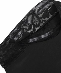 Yermin Beauty Corrigerende Shapewear Corset Verstelbaar Met 4 Rijen Haakjes Zwart S -lingerie-dames-badmode Winkel 550x684