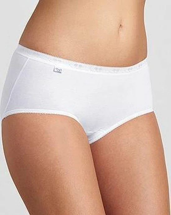 Sloggi Basic+ Dames Midi Slip - Wit - Maat 40 13 Sloggi Basic+ Dames Midi Slip - Wit - Maat 40 - Afbeelding 11