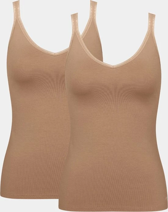 Sloggi Dames Basic Midi GO Organische Slip 2-pack - Skin - M - Beige 9 Sloggi Dames Basic Midi GO Organische Slip 2-pack - Skin - M - Beige - Afbeelding 7