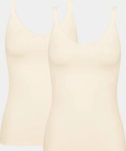 Sloggi GO Spaghetti Top 2-pack Brown