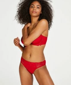 Hunkemöller Dames Lingerie Slip Diva - Rood - Maat L -lingerie-dames-badmode Winkel 550x699