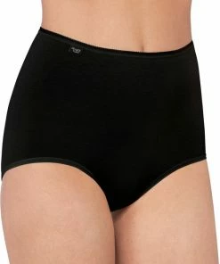 Sloggi 24/7 Microfibre Maxi Dames Slip - Zwart - Maat 48 -lingerie-dames-badmode Winkel 550x702 2