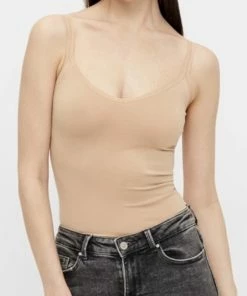 PIECES PCPLAIN UNDERWEAR TOP NOOS BC Dames Onderhemd - Maat SM -lingerie-dames-badmode Winkel 550x709 2