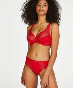 Hunkemöller Dames Lingerie Niet-voorgevormde Beugel Bh Diva - Rood - Maat C90 -lingerie-dames-badmode Winkel 550x722 1