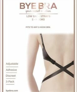 Bye Bra 2 Haakjes BH Bandje, Zwart En Wit, één Maat -lingerie-dames-badmode Winkel 550x724 2