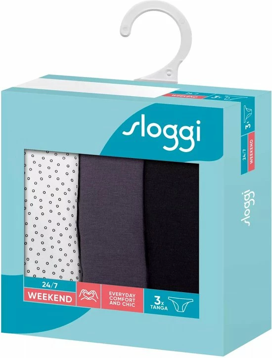 Sloggi 24/7 Weekend Tanga C3P Dames Onderbroek - Maat 38 7 Sloggi 24/7 Weekend Tanga C3P Dames Onderbroek - Maat 38 - Afbeelding 5