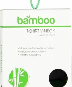 Apollo Bamboo T-shirts | MAAT M | 2-pack Heren T-shirts | Zwart -lingerie-dames-badmode Winkel 550x753 2