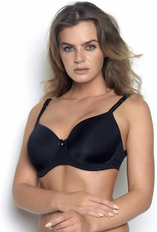 After Eden D Cup & Up After Eden D-Cup & Up Dames Faro Voorgevormde BH - Zwart - Maat F85 8 After Eden D Cup & Up After Eden D-Cup & Up Dames Faro Voorgevormde BH - Zwart - Maat F85 - Afbeelding 6