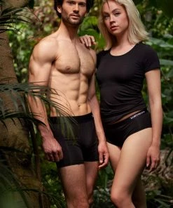 Bamboo Essentials - T Shirt Dames - Bamboe - Ronde Hals - 2 Stuks - Zwart - XL - Anti Zweet Shirt - Ondershirt - Extra Lang -lingerie-dames-badmode Winkel 550x824 28