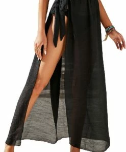 Sarlini Pareo Effen Omslagdoek Black