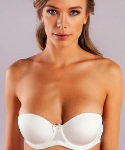 Merkloos Gabriella Dames Lingerie Strapless BH | Black Friday SALE - IVOOR - Maat 75B