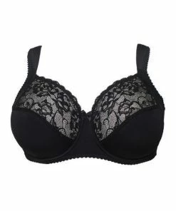 PLAISIR By Ulsoe Sofia Beugel BH Grote Maat- Drie-delige Cup Zwart -lingerie-dames-badmode Winkel 550x825 42