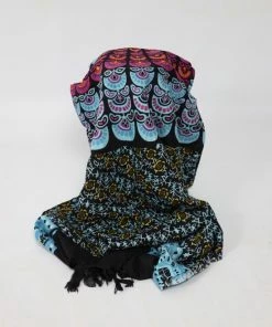 Om Namaste Sarong Pareo Saunadoek Wikkeljurk - 523 - Mandala - Blauw&Roze -lingerie-dames-badmode Winkel 550x825 75