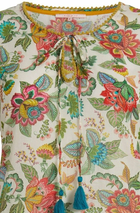 Strandjurk | Maat L | PiP Studio | Sarong-dress | Tuniek | Beach-dress | Sauna | Strandmode | Fashion |Off- White 6 Strandjurk | Maat L | PiP Studio | Sarong-dress | Tuniek | Beach-dress | Sauna | Strandmode | Fashion |Off- White - Afbeelding 4