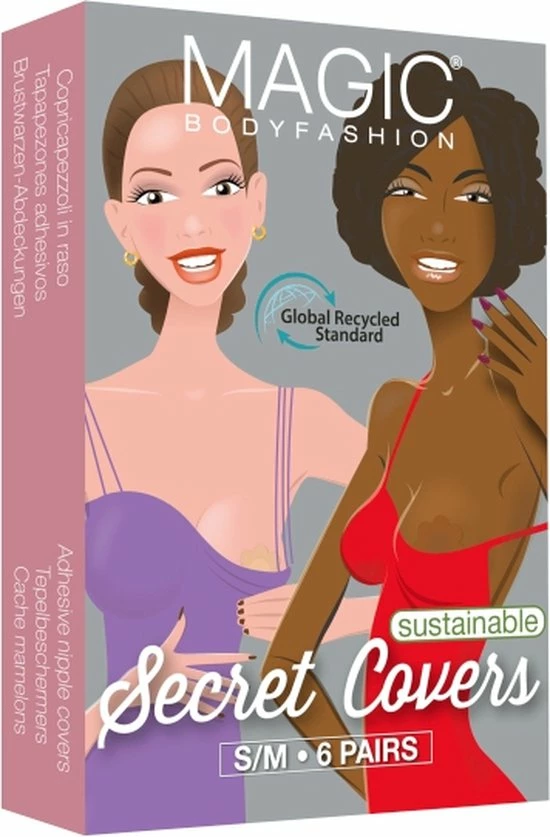 MAGIC Bodyfashion Secret Covers Black Vrouwen - Maat S/M 5 MAGIC Bodyfashion Secret Covers Black Vrouwen - Maat S/M - Afbeelding 3